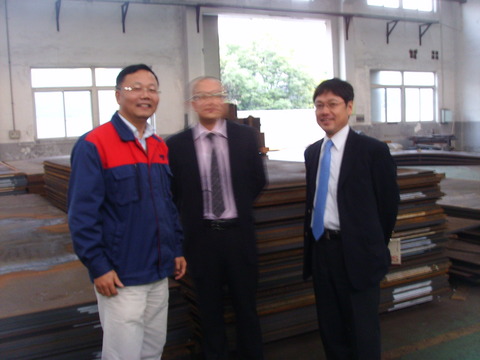 日本JFE商事钢铁主管访问法钢公司